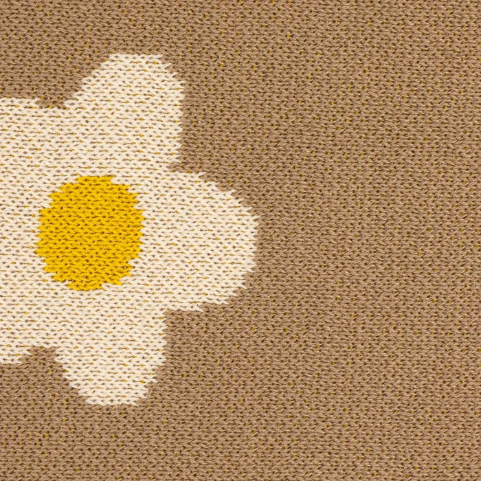 Flower Knit Baby Blanket - Madison's Niche