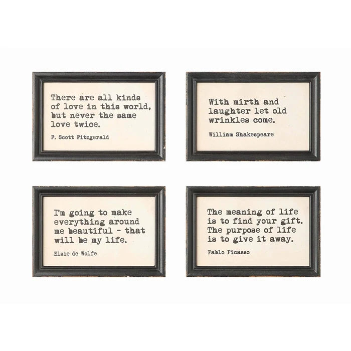 Framed Quote Wall Decor - Madison's Niche