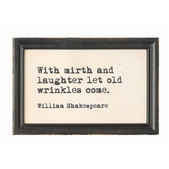 Framed Quote Wall Decor - Madison's Niche