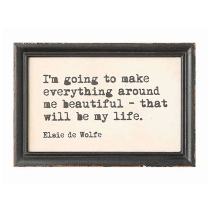 Framed Quote Wall Decor - Madison's Niche