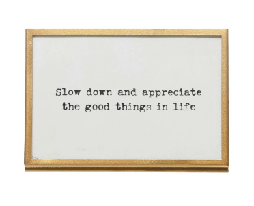 Framed Saying Easel - Madison's Niche