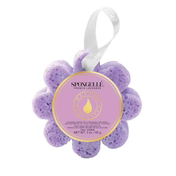 French Lavender Wild Flower Bath Sponge - Madison's Niche