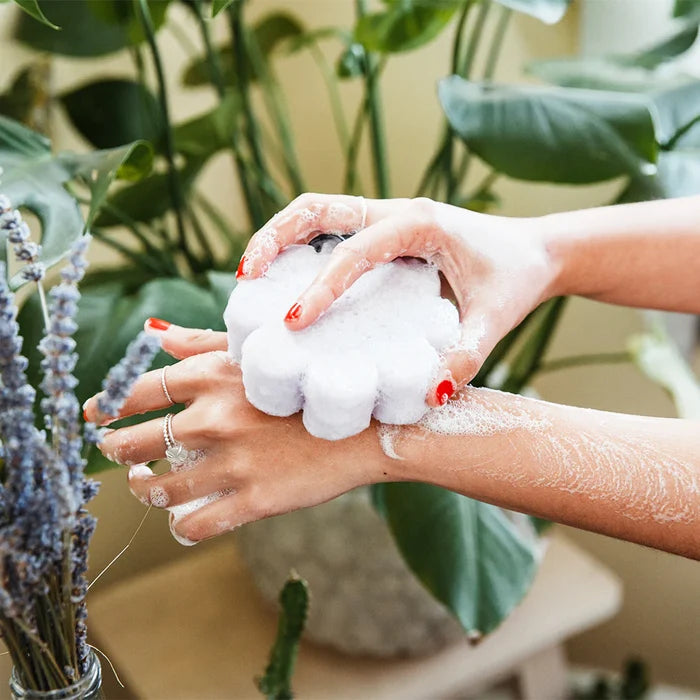 French Lavender Wild Flower Bath Sponge - Madison's Niche