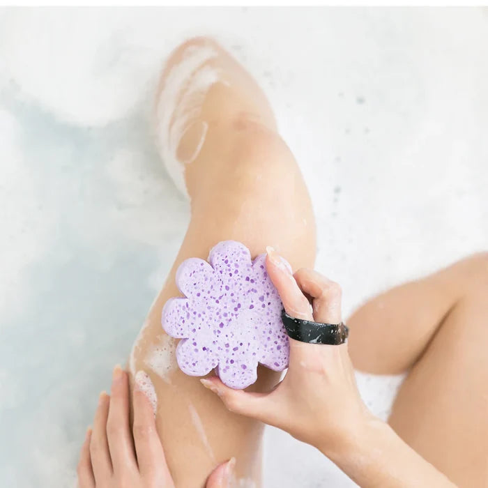 French Lavender Wild Flower Bath Sponge - Madison's Niche