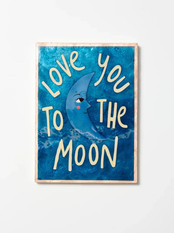 FUN HOUSE WALL TILE in Moon by Jones & Co