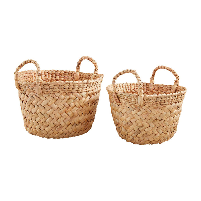 Funnel Woven Basket - Madison's Niche