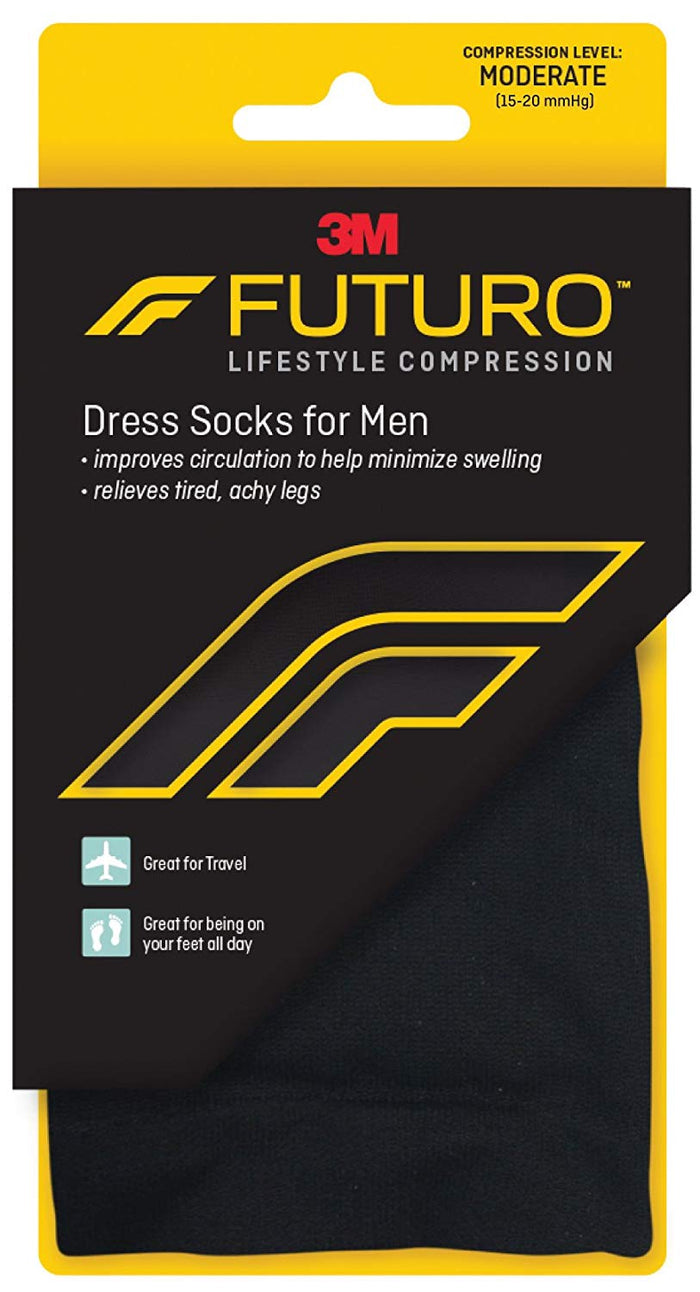 Futuro 71037EN Dress Socks for Men, 1 Pair 72373794