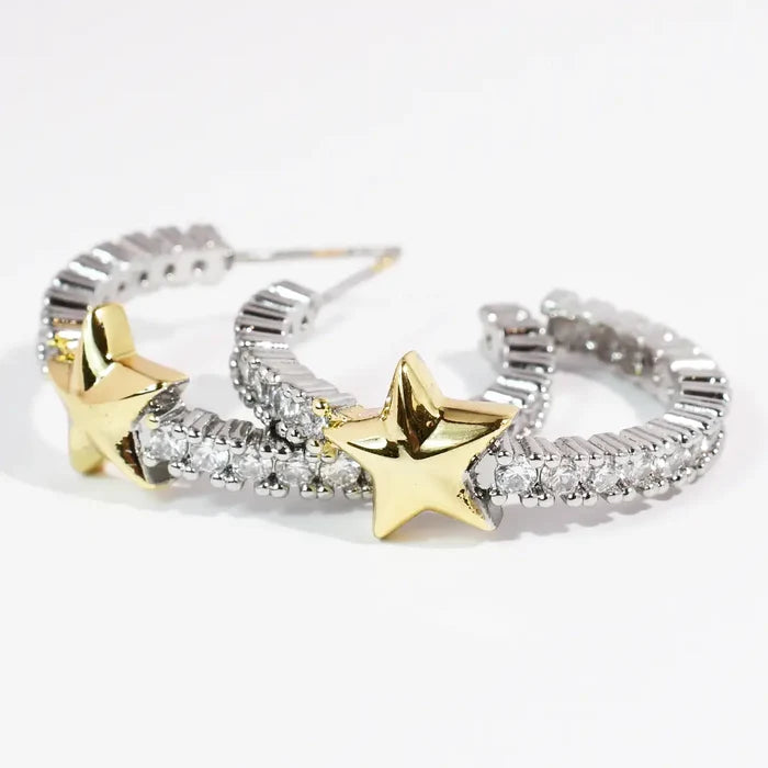 Glam Star Hoops