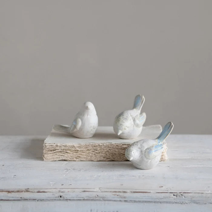 Glazed Stoneware Bird - Madison's Niche