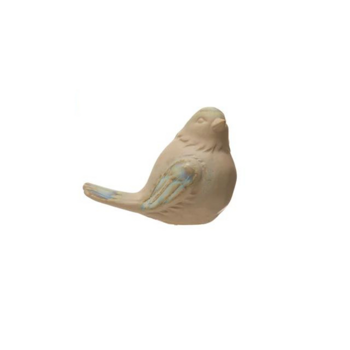Glazed Stoneware Bird - Madison's Niche