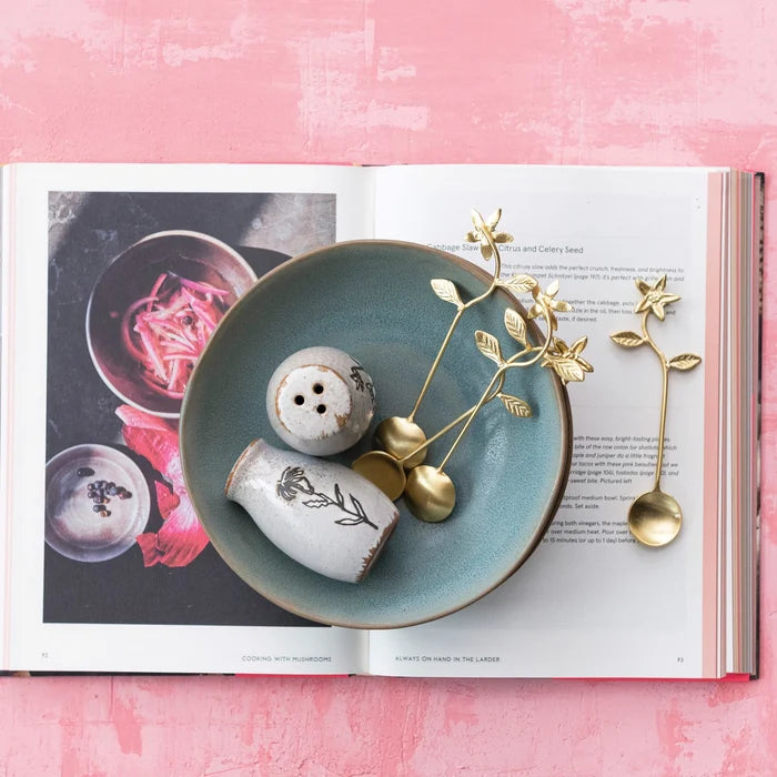 Gold Flower Spoon Set - Madison's Niche