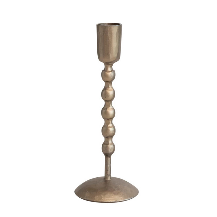 Gold Hand-Forged Taper Holder - Madison's Niche