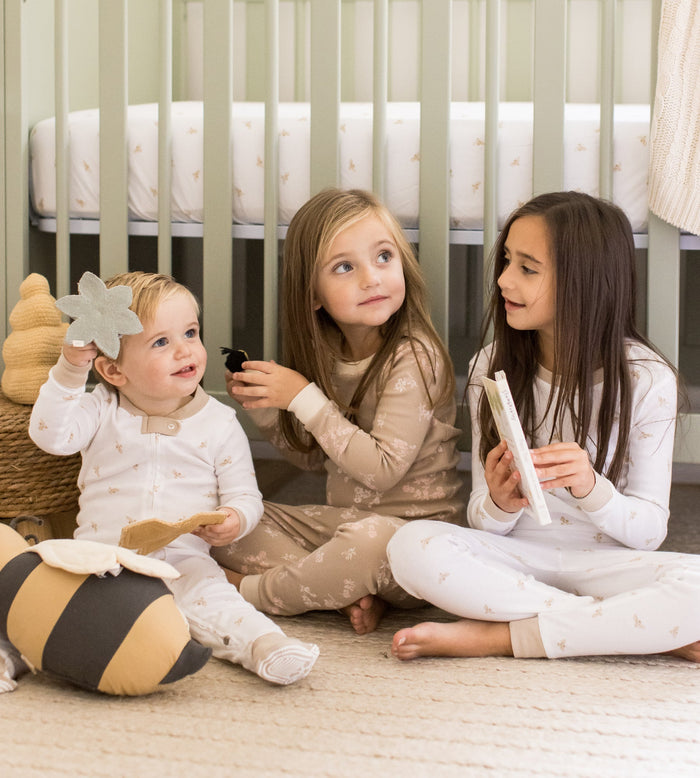Golden Bee Sleep & Play in Hummus - Madison's Niche