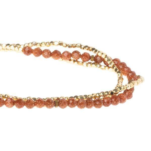 Goldstone Beaded Wrap - Madison's Niche