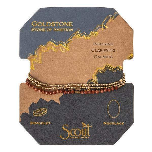 Goldstone Beaded Wrap - Madison's Niche
