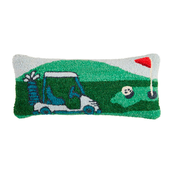 Golf Hooked Pillow - Madison's Niche