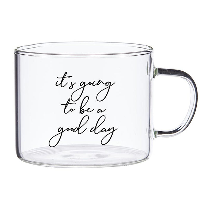 Good Day Glass Mug - Madison's Niche