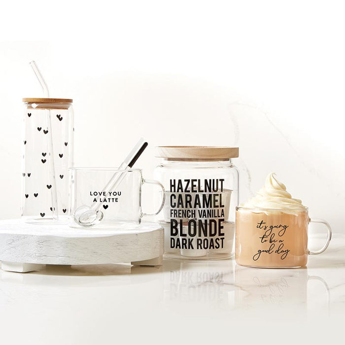 Good Day Glass Mug - Madison's Niche
