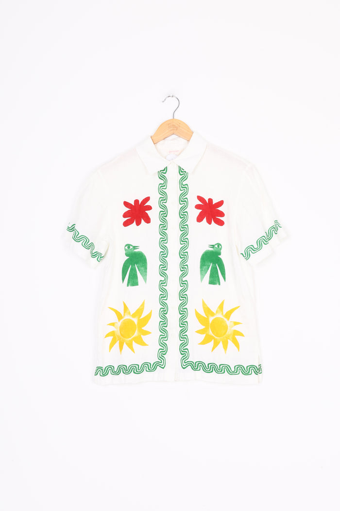 Gorman Womens White Shirt Size 6