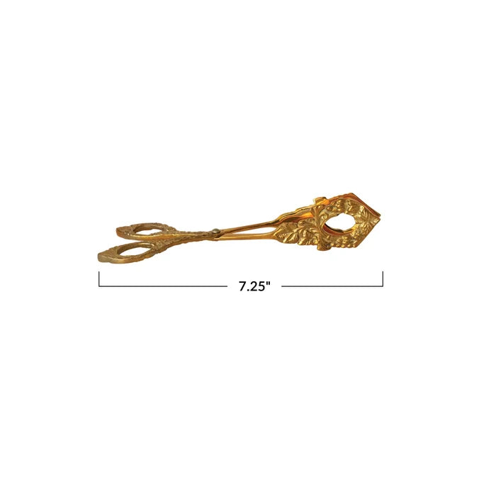 Grape Vine Brass Tongs - Madison's Niche