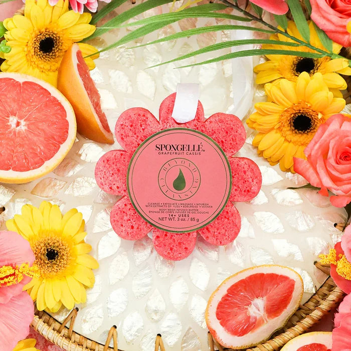 Grapefruit Cassis Wild Flower Bath Sponge - Madison's Niche