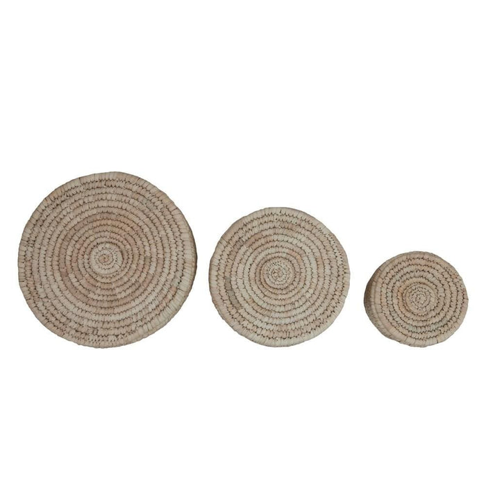 Grass Basket with Lid - Madison's Niche
