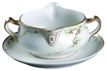 Gravy Boat with Attached Underplate Schleiger 432 by Haviland.