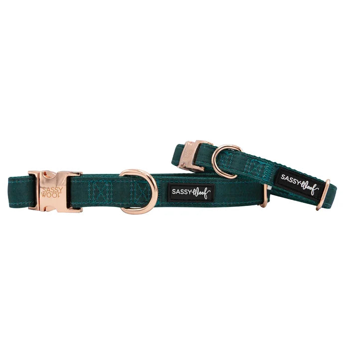Green Dog Collar - Madison's Niche