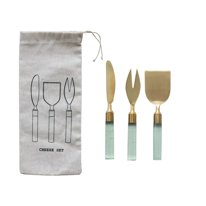 Green Resin Utensil Set - Madison's Niche