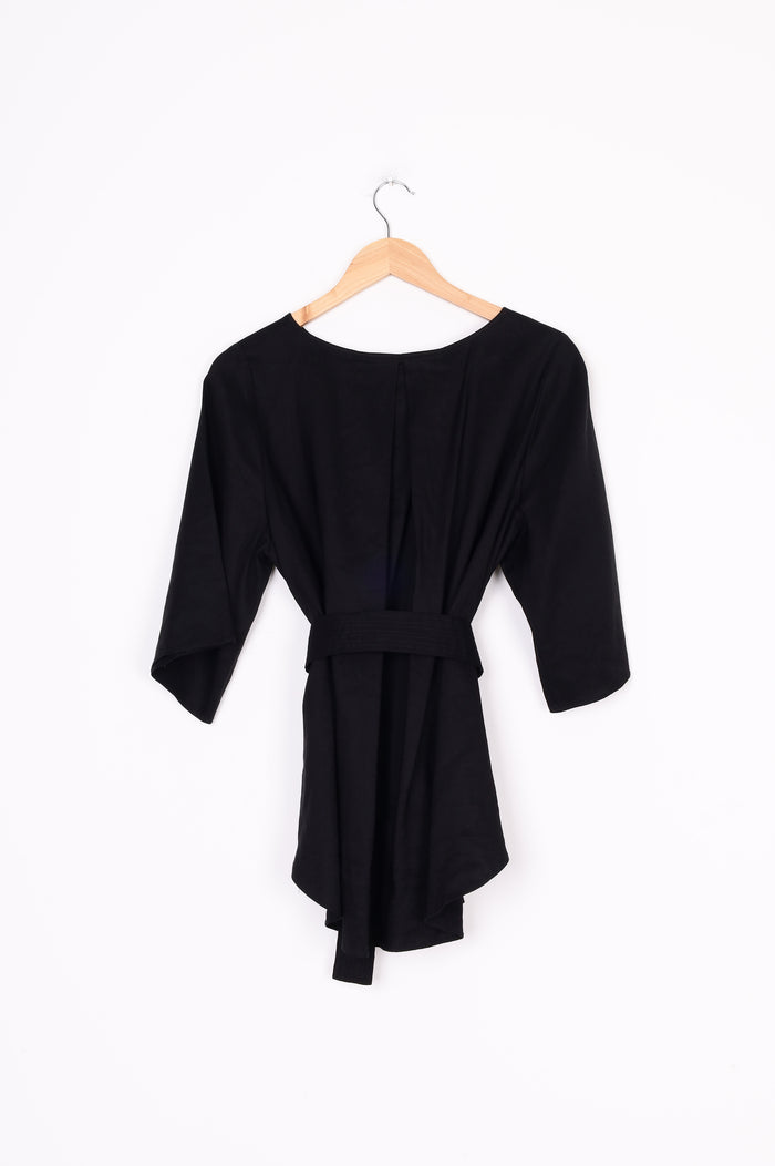 Gregory Womens Black Blouse Size 8