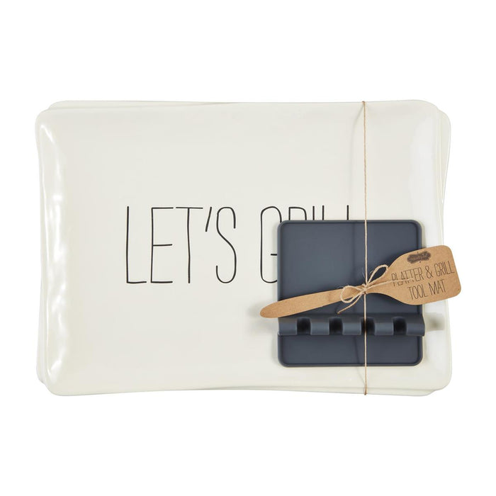 Grill Platter & Tool Mat Set - Madison's Niche