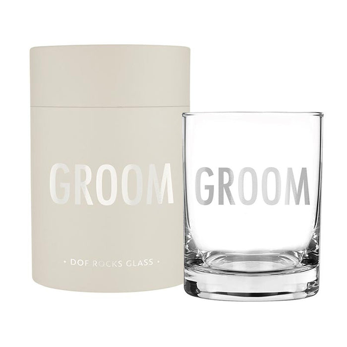 Groom Boxed Glass - Madison's Niche