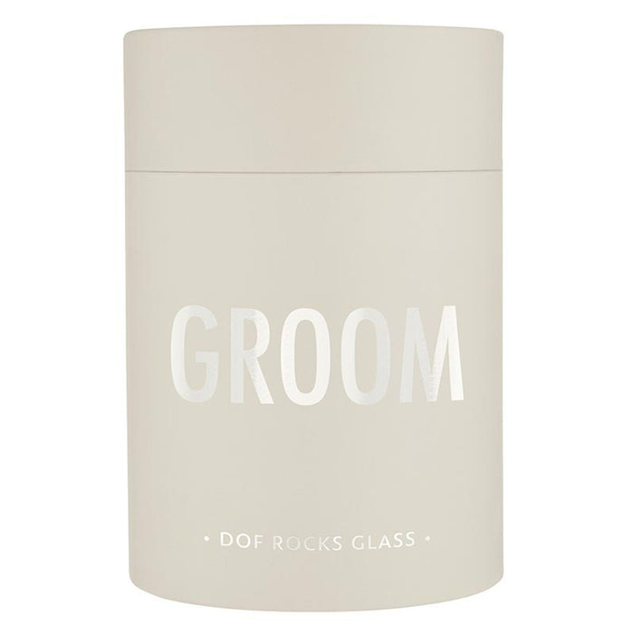 Groom Boxed Glass - Madison's Niche