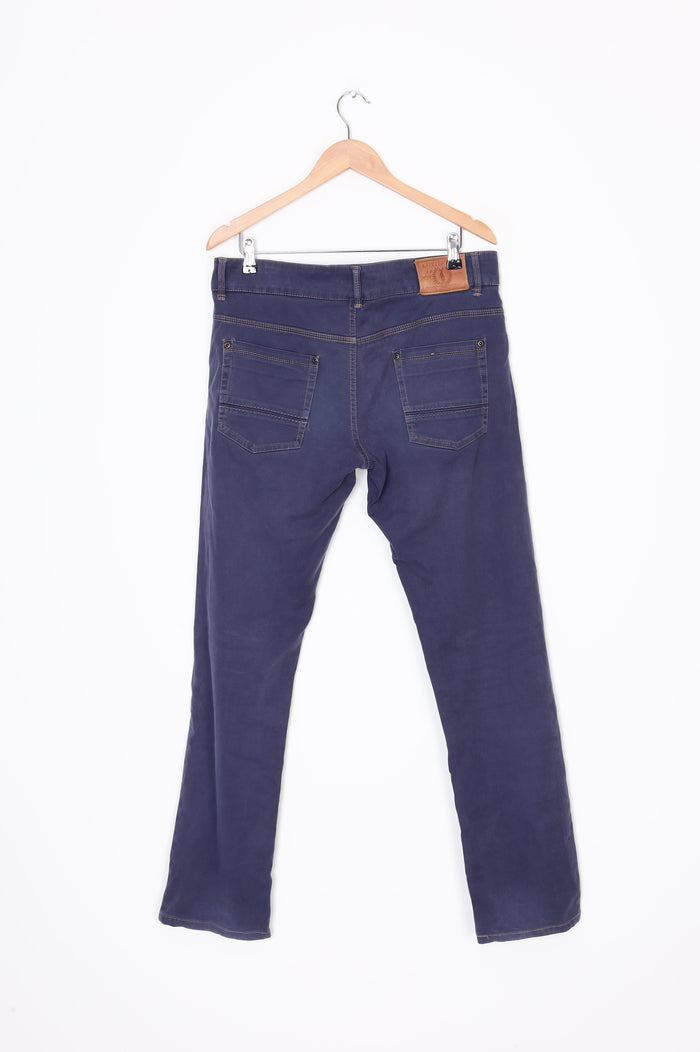 gutterridge Mens Blue Pants Size 50