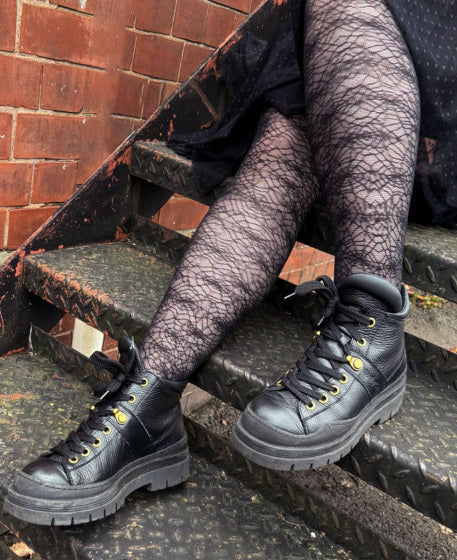 AXZ1 Cobweb tights by Pretty Polly