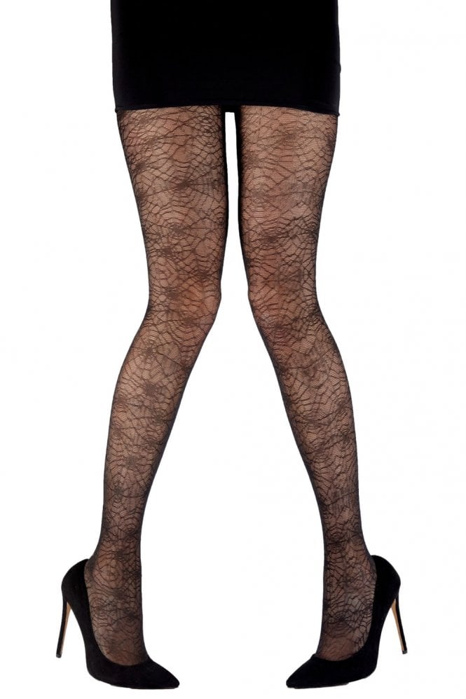 Pretty Polly halloween cobweb tights AXZ1