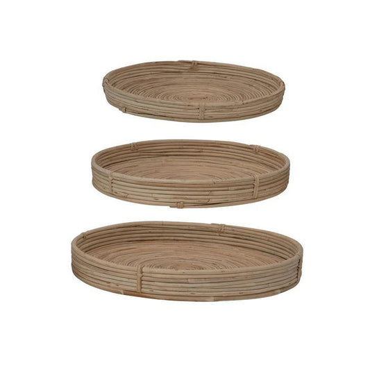 Hand Woven Cane Tray - Madison's Niche