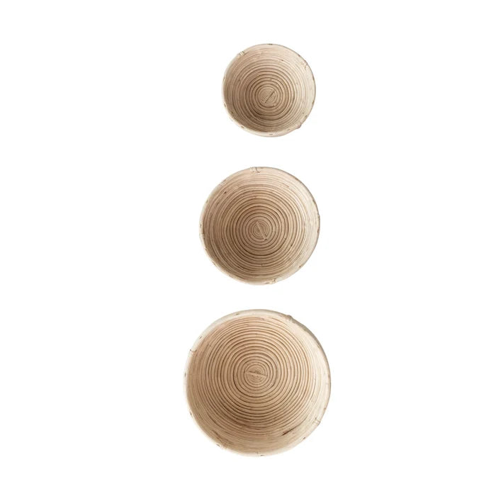 Hand Woven Rattan Bowl - Madison's Niche