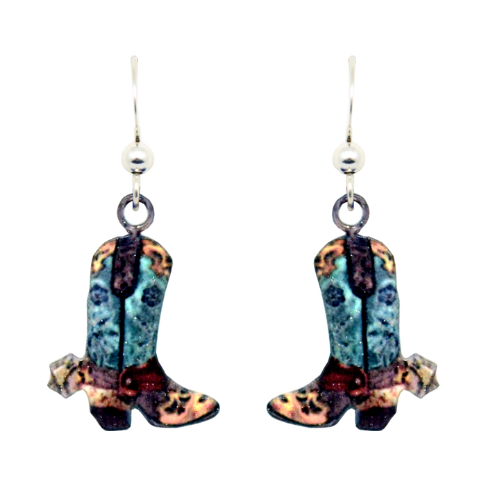 Head Over Boots earrings, #2053