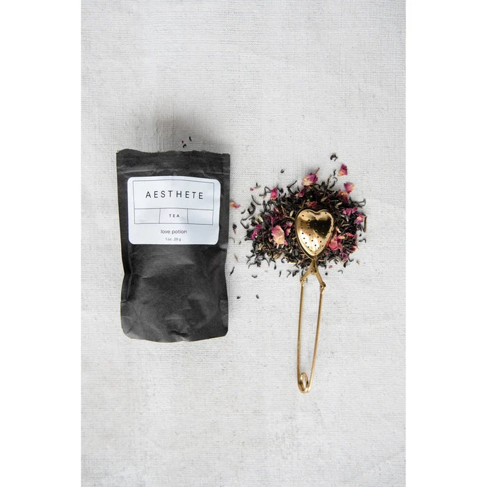 Heart Loose Tea Strainer - Madison's Niche