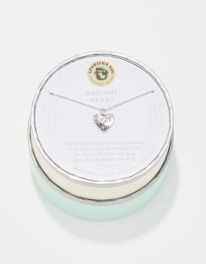 Heart Necklace in Silver - Madison's Niche