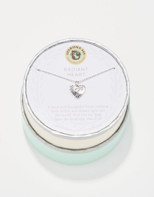 Heart Necklace in Silver - Madison's Niche