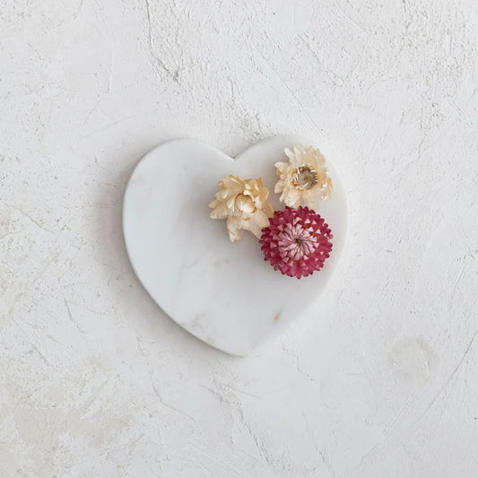 Heart-Shaped Marble Dish - Madison's Niche