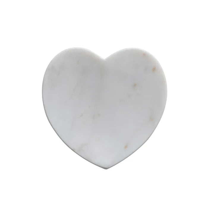 Heart-Shaped Marble Dish - Madison's Niche