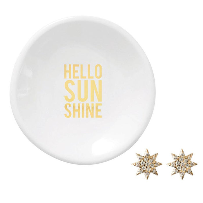 "Hello Sunshine" Earrings & Tray Set - Madison's Niche