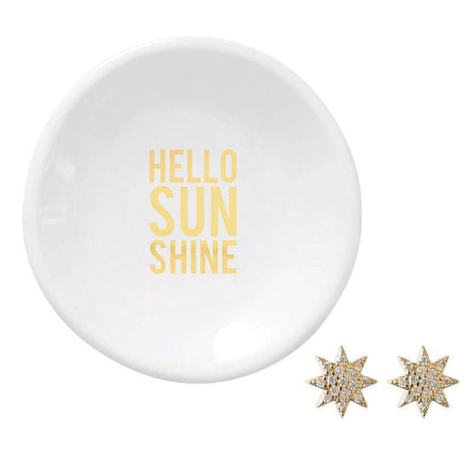 "Hello Sunshine" Earrings & Tray Set - Madison's Niche