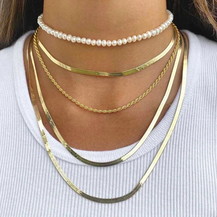 Herringbone Choker - Madison's Niche