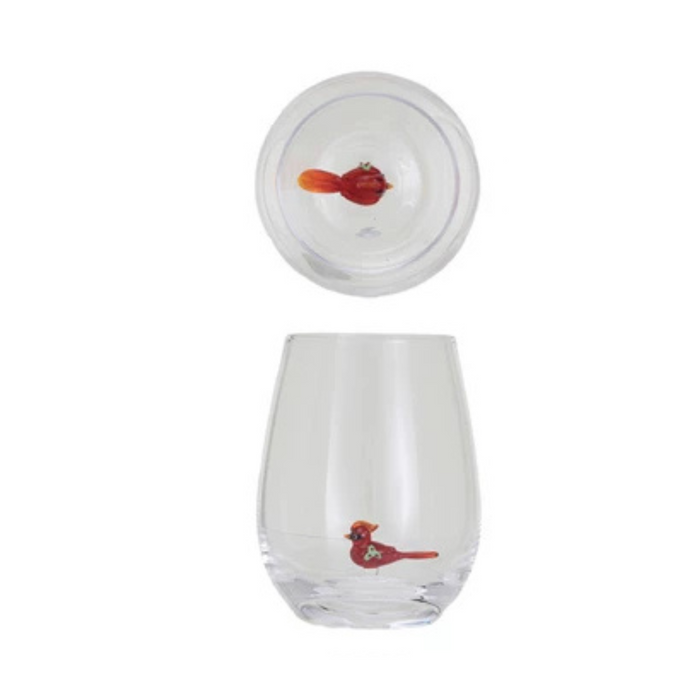 Holiday Figure Stemless Wine - Madison's Niche