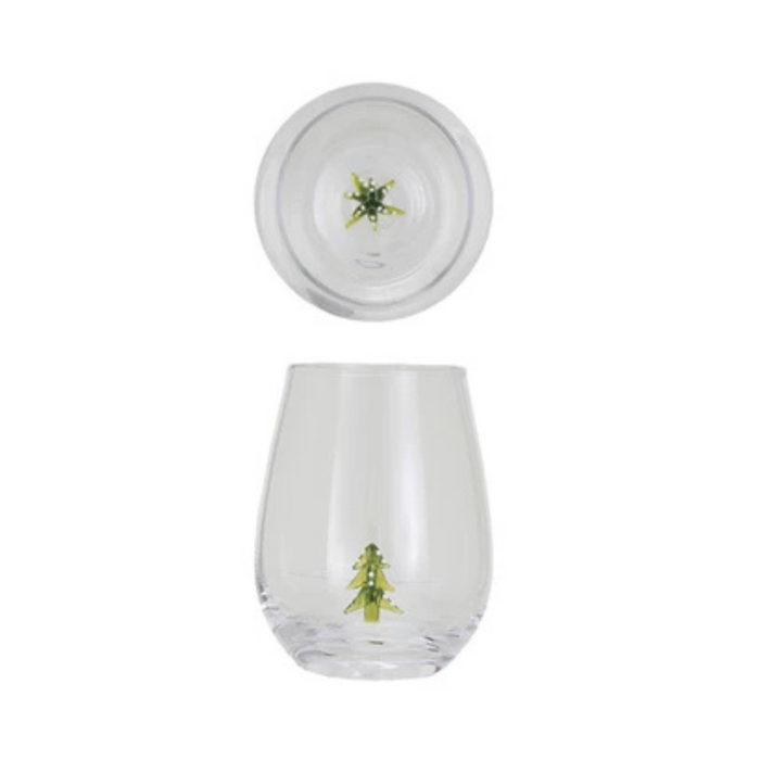 Holiday Figure Stemless Wine - Madison's Niche