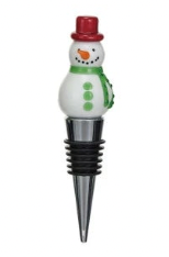 Holiday Glass Wine Stopper - Madison's Niche